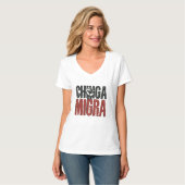 Chinga La Migaアンチ-ICEシャツ – ヴィンテージ耐性 Tシャツ (正面フル)