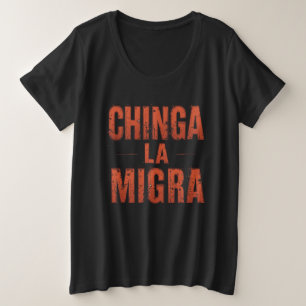 Chinga La Miga Shirt - Propetion はっきりした & Activiズム プラスサイズTシャツ