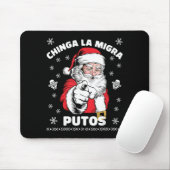 Chinga La Migra Putos Christmas Santa Feliz Navida マウスパッド (マウス)