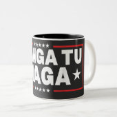 Chinga Tu MAGAステートメント ツートーンマグカップ (正面右)