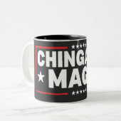 Chinga Tu MAGAステートメント ツートーンマグカップ (正面左)