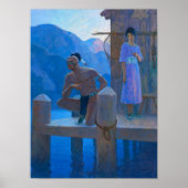 Chingachgook by Newell Convers Wyeth ポスター (正面)