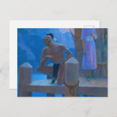 Chingachgook by Newell Convers Wyeth ポストカード (正面/裏面)