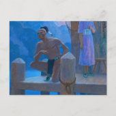 Chingachgook by Newell Convers Wyeth ポストカード (正面)