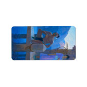 Chingachgook by Newell Convers Wyeth ラベル (正面)