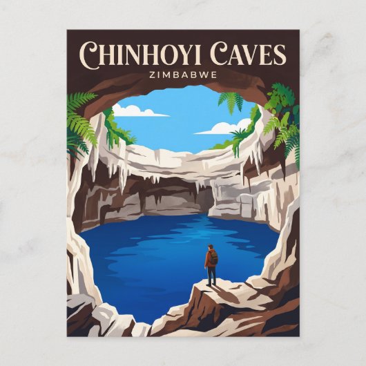 Chinhoyi Caves Zimbabwe ポストカード (正面)