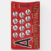 Chino Hillsの天使の旗 横断幕 (縦)