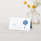 ChinoiserieつるのランタンモチーフID1094 プレイスカード (正面)