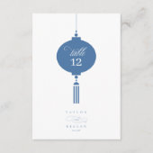 Chinoiserie'つるs Lantern Motif Table No. ID1094 招待状 (正面)