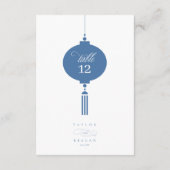 Chinoiserie'つるs Lantern Motif Table No. ID1094 招待状 (裏面)