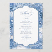 Chinoiserieのパターンと縁ど装飾ID1094 メニュー (正面)