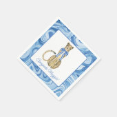 Chinoiserieウォーターカラーボウチーテパーティープレート スタンダードカクテルナプキン (角)