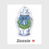 Chinoiserieクリスマスジンジャージャーブリニキステッカー シール (シート)