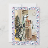 Chinoiserieクリスマスバブル名門私立校風の写真 シーズンカード (裏面)