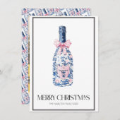 Chinoiserieクリスマスバブル名門私立校風の写真 シーズンカード (正面/裏面)