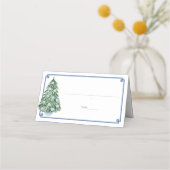 Chinoiserieクリスマスパーティーフードテントビュッフェカード プレイスカード (正面)