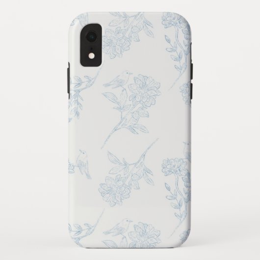 ChinoiserieシックフローラiPhoneケース Case-Mate iPhoneケース (裏面)
