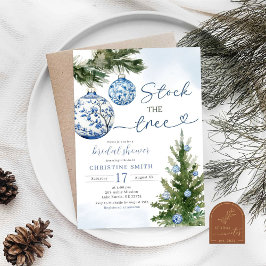 Chinoiserieストックザツリーブライダルシャワー 招待状