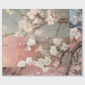 Chinoiserieダスティピンクス&ブルースコラージュ ラッピングペーパー (フラット)