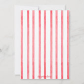 Chinoiserieトピアリークリスマスパーティー 招待状 (裏面)