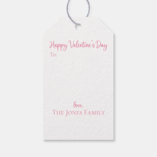 Chinoiserieトピアリーハートバレンタインデー ギフトタグ (裏面)