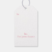 Chinoiserieトピアリーバレンタインデー ギフトタグ (裏面)