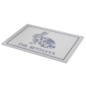 Chinoiserieバニーラビットパーソナライズ切断ボード カッティングボード (角)