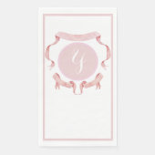 Chinoiserieピンクリボンロゴクレスト (正面)