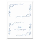 Chinoiserieフローラトイル座席表 テーブルナンバー (正面)