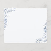 Chinoiserieフローラブライダルシャワー日付ナイトアイディア (裏面)