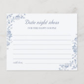 Chinoiserieフローラブライダルシャワー日付ナイトアイディア (正面)