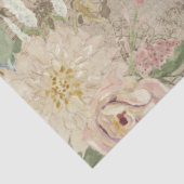 Chinoiserieフローラヴィンテージブルーホワイトベイザーコテージ 薄葉紙 (詳細)