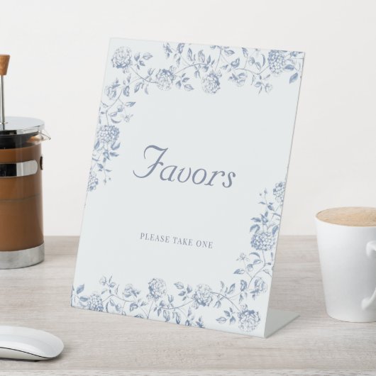 Chinoiserieフローラ何か青い好意 台座サイン (インサイチュ)