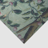 Chinoiserieフローラ鳥ポットミントnブルーデコページ 薄葉紙 (詳細)