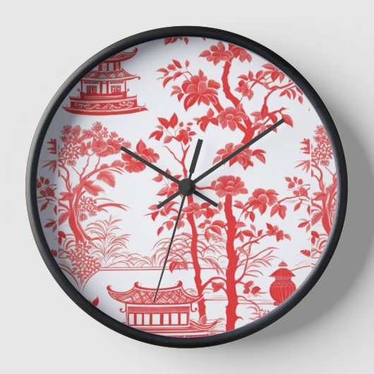 CHINOISERIEブリーズウォールクロック 壁時計 (正面)