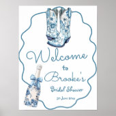 Chinoiserieブーツ&バブリーブライダルシャワーへようこそ ポスター (正面)