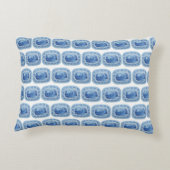 Chinoiserieプラッ中国のタージンジャージャーススロー アクセントクッション (裏面)