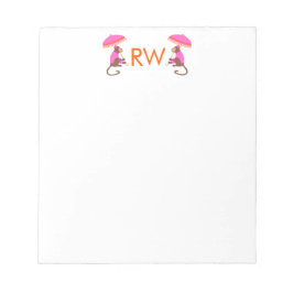 Chinoiserieモンキーノートパッド ノートパッド