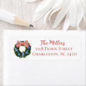 Chinoiserieリース、グランドミレニアクリスマス ラベル (インサイチュ)