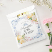 Chinoiserieレモンティーパーティーベビーシャワーデザート フェイバーバッグ (封をした状態)