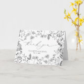 Chinoiserie写真フランスのありがビクトリアンとうございます カード (黄色い花)