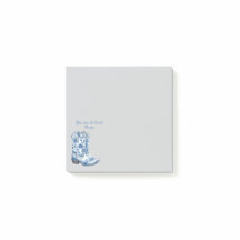 Chinoiserie女性のカーボーイブーツPost-Itノート