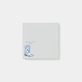 Chinoiserie女性のカーボーイブーツPost-Itノート ポストイット