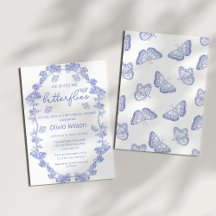 Chinoiserie彼は私与えの蝶ブライダルシャワー