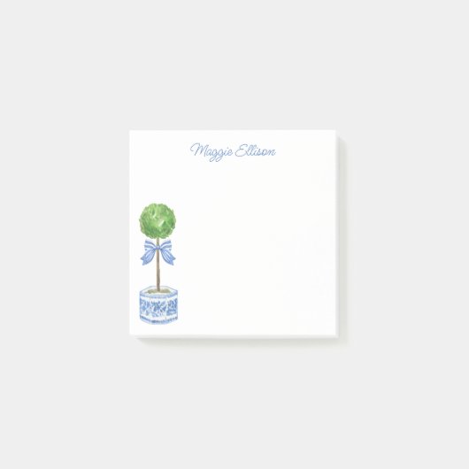 Chinoiserie水彩弓トピアリー ポストイット (正面)