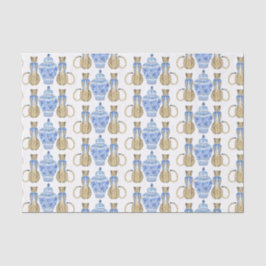 Chinoiserie水色のボウチーテ 薄葉紙