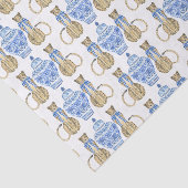 Chinoiserie水色のボウチーテ 薄葉紙 (詳細)