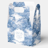 Chinoiserie結婚のパターンありがとうID1094 フェイバーボックス (オープン)