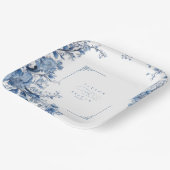 Chinoiserie縁ど結婚のID1094 ペーパープレート (傾斜あり)