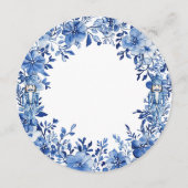 Chinoiserie青い白いフローラくるみ割り兵士 メニュー (裏面)